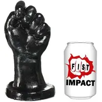 Gangbangster - Simply Fist - Buttplug - 18 x 9,1 cm - PVC - Zwart