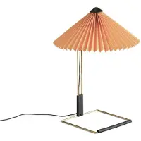 HAY Matin Tafellamp Peach | Polished Brass | Small