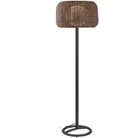 Bover Fora Outdoor Vloerlamp Rattan Brown | Iron base | Integrated LED