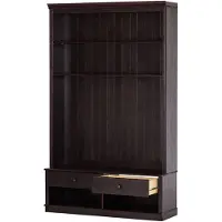 Notio Living Anita-Boekenkast Tv-lowboard - Bruin Grenen
