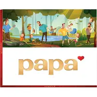 Merci chocoladerepen met opschrift "papa" - Finest Selection - 250g