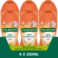 Palmolive Skin Radiance Papaya & Peach - Voordeelverpakking - 6 x 250ml