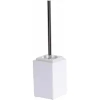 DECOR WALTHER WC Borstel Brownie SBG Wit Met Porselein Wit En Borstel Chrome