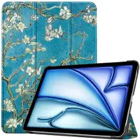 IMoshion Design Trifold Bookcase voor de Apple iPad Air 13 inch (2026) M4 / (2025) M3 / (2024) M2 - Green Plant