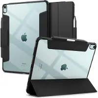 Spigen Geschikt voor Apple iPad Air 6 13 inch (M2) 2024 - Ultra Hybrid - Book Case Hoesje - Zwart
