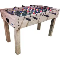 Toptable Telescoop Wood - Voetbaltafel met 13mm dikke telescoop stangen