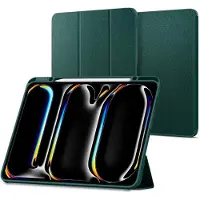 Spigen Geschikt voor Apple iPad Pro 13 inch M4 - Urban Fit - Book Case Hoesje - Groen