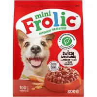 Frolic Mini met rund hondenvoer 5 x 800 g