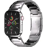 Accezz Mat Titanium bandje voor de Apple Watch | 38/40/41/42 mm - Zilver