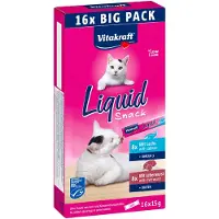 Vitakraft Cat Liquid Snack Multipack Zalm en Leverworst