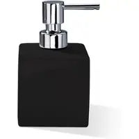 DECOR WALTHER Zeepdispenser Porzellan 430 ml Vierkant Matt Zwart