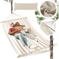 Viking Choice Hangmat - 2 persoons - 200x140cm - beige