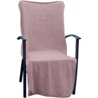 Linnick Tuinstoel Handdoek Stoel Handdoek Microvezel 136x57cm + 15 - rosé