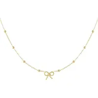 Yehwang Ketting strik - goudkleurig