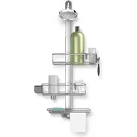 Simplehuman badkamerrek Plus - RVS - zilverkleurig