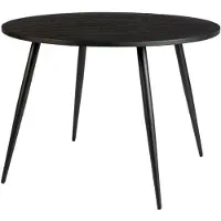 Puur Mora eettafel rond 110 cm zwart
