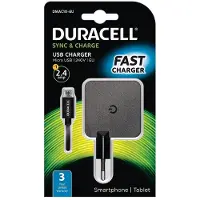 Duracell Single USB charger + Micro USB, 1m