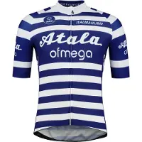 Agu Retro Atala Ofmega fietsshirt met korte mouwen en lange rits-S