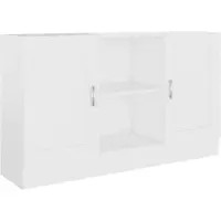 vidaXL Dressoir 120x30,5x70 cm bewerkt hout wit