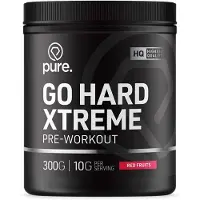 Pure Go Hard Pre-Workout - 30 servings - Red Fruit