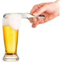 VacuVin Bierafschuimer Bartender Beer Blade Bierspatel - Stainless Steel