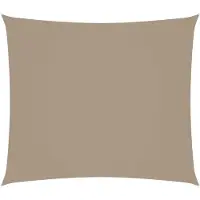 vidaXL Zonnescherm rechthoekig 2x2,5 m oxford stof taupe