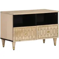 vidaXL Tv-meubel 70x33x46 cm massief mangohout