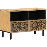 vidaXL Tv-meubel 70x33x46 cm massief mangohout