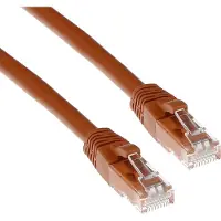 ACT CAT6A UTP-kabel, 2 meter, Cat6a, U/UTP (UTP), RJ-45 connector aan beide uiteinden, bruin
