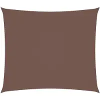 vidaXL Zonnescherm rechthoekig 2x2,5 m oxford stof bruin