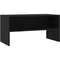 vidaXL Tv-meubel 80x40x40 cm bewerkt hout zwart