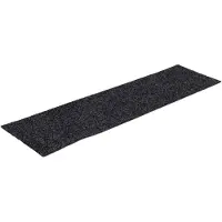 vidaXL Trapmatten zelfklevend 15 stuks 76x20 cm donkergrijs rechthoekig
