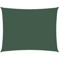 vidaXL Zonnescherm rechthoekig 2,5x3,5 m oxford stof donkergroen