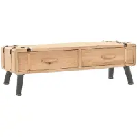 vidaXL Tv-meubel 120x33x35 cm massief vurenhout