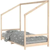 vidaXL Kinderbedframe 90x190 cm massief grenenhout
