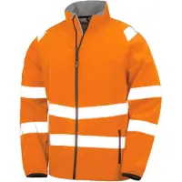 Result Genuine Recycled Result Recycled RT505 Recycled Printable Safety Softshell Jacket