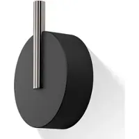 DECOR WALTHER Haakje Stone Groot Matt Zwart Matt RVS