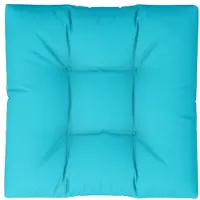 vidaXL Palletkussen 80x80x12 cm stof turquoise