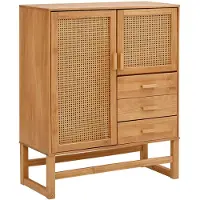 Loft 24 Jolene - Kast met 2 deuren en 3 laden in grenen (110 x 90 x 38 cm)