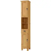 Notio Living Toscana-Hoge Kast - 2-Deurs 1-Lade - Gebeitst