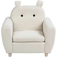 Beliani MARIBO - Kinderfauteuil - Beige - Linnen