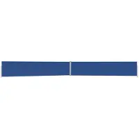 vidaXL Tuinscherm uittrekbaar 170x1200 cm blauw
