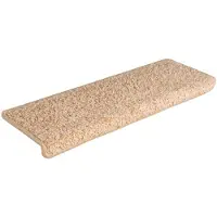vidaXL Trapmatten 15 st 65x21x4 cm Goud Rechthoekige Rand