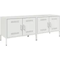 vidaXL Tv-meubelen 2 st 68x39x50,5 cm staal wit