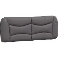 vidaXL Hoofdbordkussen "Hvar" 120 cm kunstleer grijs