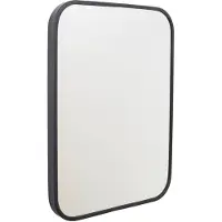 Loft42 Mica Spiegel Rechthoek Zwart - Metaal - 61x45