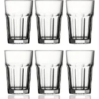 Trend Glass Luxe Longdrinkglazen - 420ml/42cl - (6 Stuks) - Drinkglas - Limonadeglazen - Glas - Hoogwaardige kwaliteit - Glazenset - Drinkglazen - Cocktailglazen