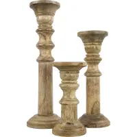 Mars & More kandelaar mango hout 30cm*