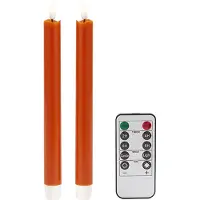 Addison Ross kaars 23cm LED Orange