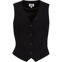 We fashion - Dames getailleerd gilet - Zwart - Maat: 44